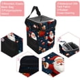 thumbnail image 2 of Santa Claus Foldable Car Trash Can with Lid, Leak-Proof Mini Trash Can, Hanging Storage Bag for Car, 2 of 6