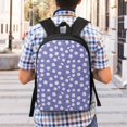 thumbnail image 5 of Disketp Daisies Flowers School Backpack, Lightweight Basic Middle School Bookbags 17 Inch Casual Daypack for Student College, Travel or Outdoor, 5 of 6
