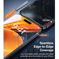 thumbnail image 4 of Protector de pantalla UltraGlass 9H+ Glass para iPhone 15 Plus, 4 of 8
