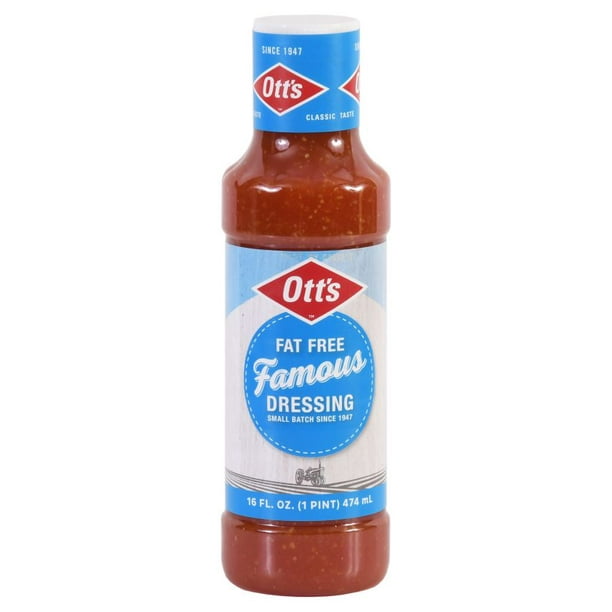 Ott's Fat Free Famous Salad Dressing, 16 oz