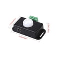 thumbnail image 3 of Interruptor PIR Injueey de sensor de movimiento DC 12V-24V 8A color negro, 3 of 6