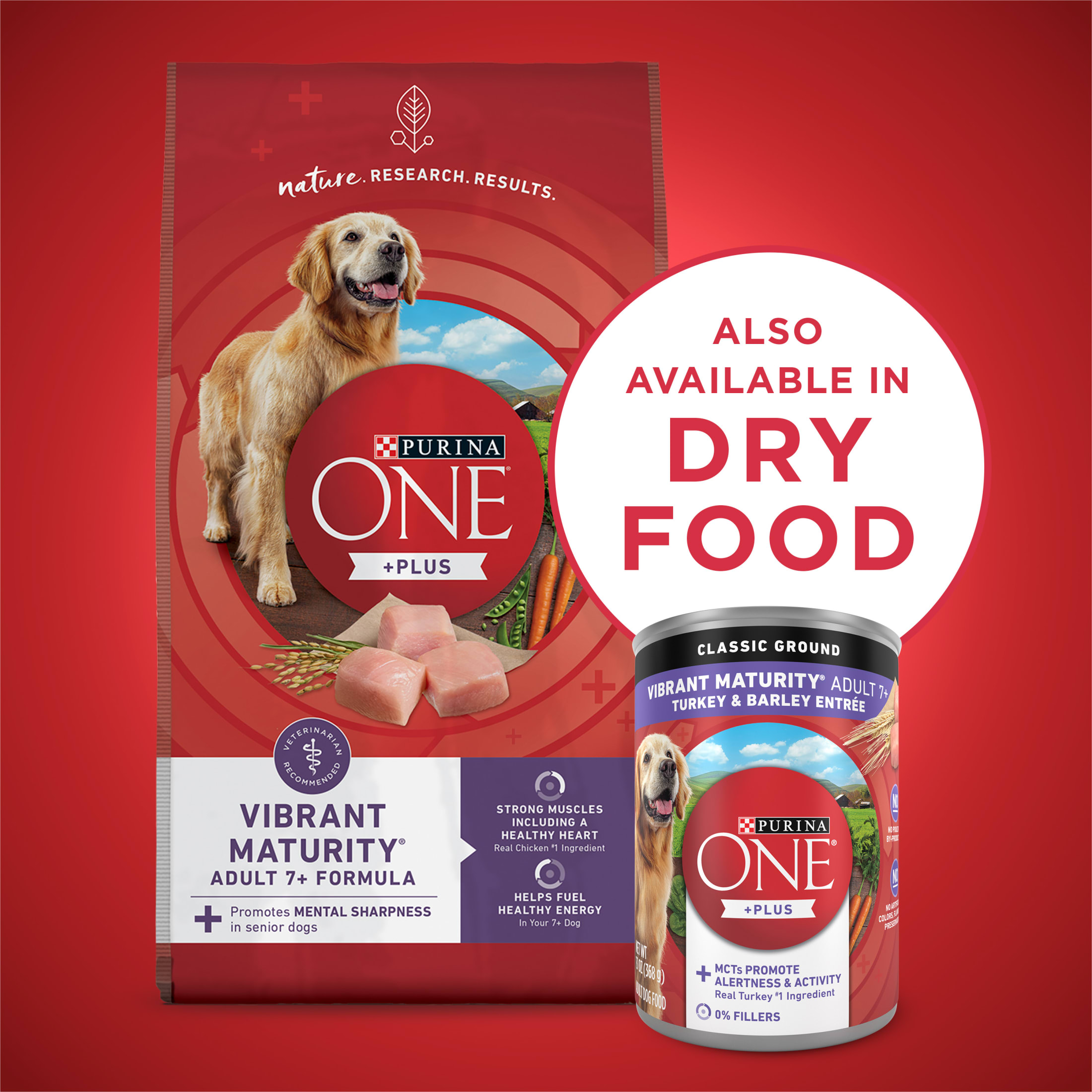 Purina ONE Plus Senior Dogs Turkey and Barley Wet Dog Food photo 8