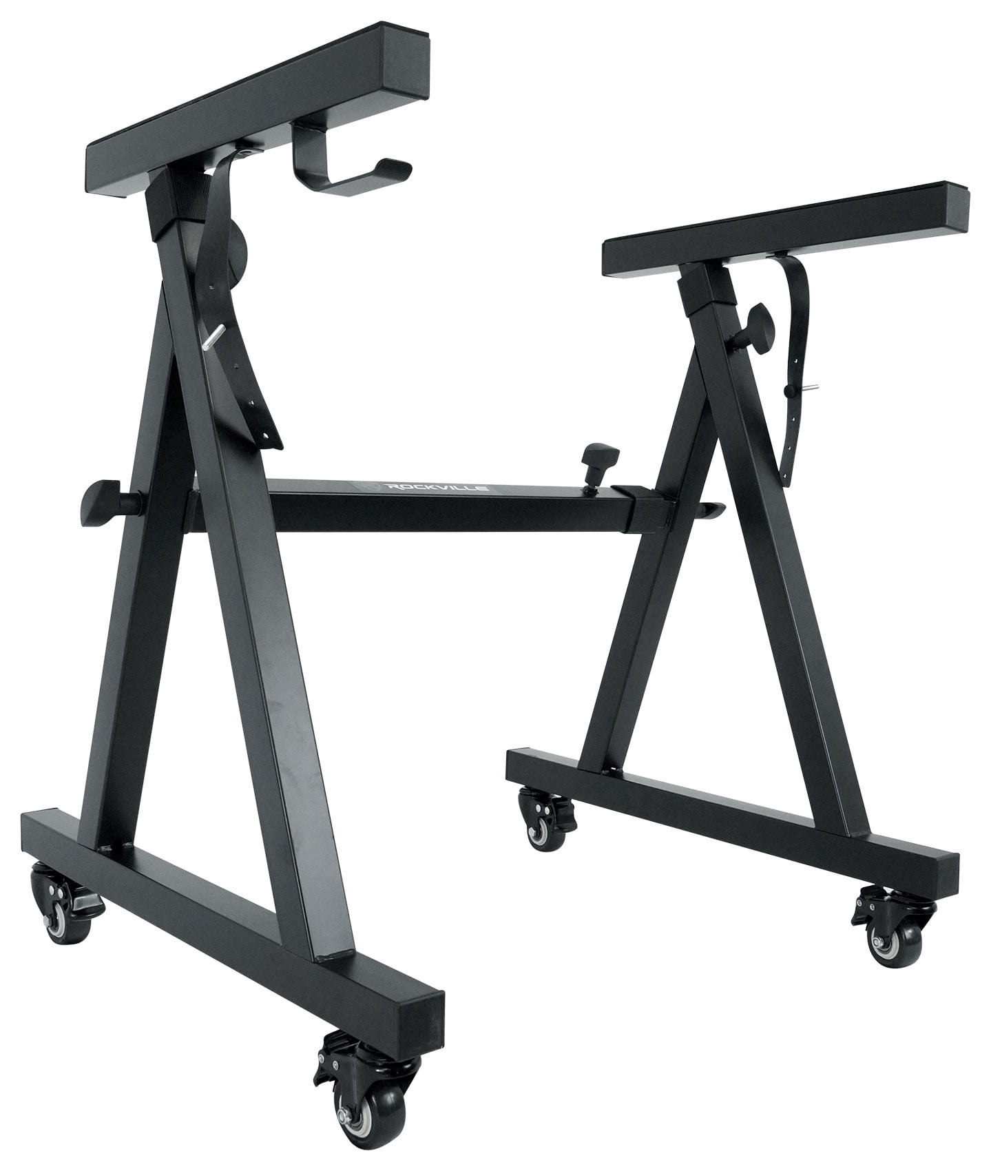 Rockville Z40W Z-Style Keyboard Stand+Wheels+Bag Fits Yamaha PSRS775