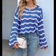 thumbnail image 4 of Traje de Baño de Crochet para Mujer, Vestido de Tejida, para Vacaciones, Verano 2025 Azul L, 4 of 10