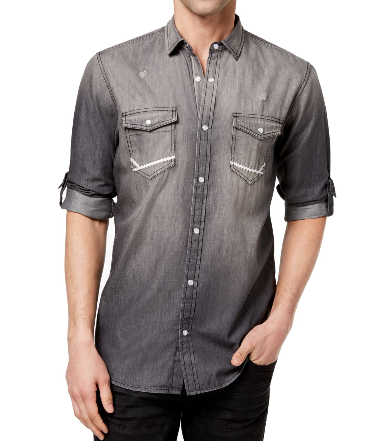 walmart denim shirt mens