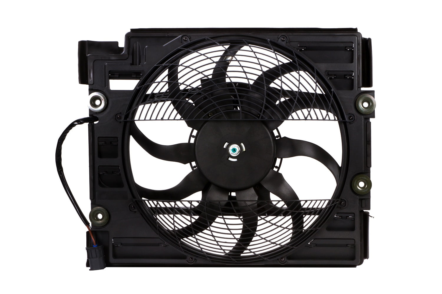 BOXI Engine Cooling Fan Assembly For BMW 5 SERIES E39 525i 528i 528iT 530i 540i M5 64546921395 