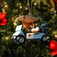 thumbnail image 4 of Christmas Tree Ornaments Festive Hanging Decorations for Holiday Cheer/ Christmas Car Pendant 2D F, 4 of 6
