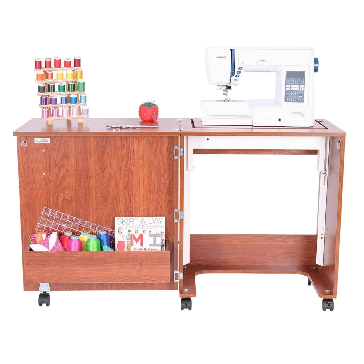 Arrow Judy Compact Sewing Machine Cabinet on 6 Casters - New Low Price! at