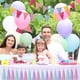thumbnail image 4 of Decoraciones de cumpleaños YANSION pancarta de feliz cumpleaños con globos pastel y borlas de papel, 4 of 7
