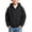 Black -BU21, variant on Boys Rain Jacket Cycling Hooded Raincoats for Kids Lightweight with Zipper Pockets Climbing Running School Outdoor Dark Green M