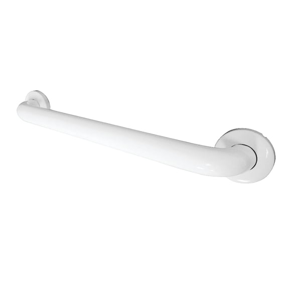 Kingston Brass GB1218CSW Made To Match 18-Inch x 1-1/2-Inch O.D. Stainless Steel ADA Grab Bar in White