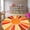 orange, variant on Sun Kids Rug,2.6 ft Rainbow Kids Rugs for Room,Non-Slip Washable Round Kid playroom rug,Ultra Soft Circle Nursery Rug Colorful Kids Area Rug for Kid Room Classroom Bedroom Living Room Decor（Orange）
