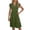 Dresses-438Green, variant on Summer Dress for Women Flutter Sleeve Midi Dress V-Neck Tiered Dress With Pockets Empire Waist Casual Daily Beach Vacation Wear