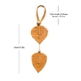 thumbnail image 3 of Leodye 1PCS Leaf Shape Curtain Tieback Handmade Curtain Strap Buckle Rope Handmade Adjustable Curtain Tie Back Holders for Home Room Window Decoration -12.59 x 6.29 in, 3 of 6