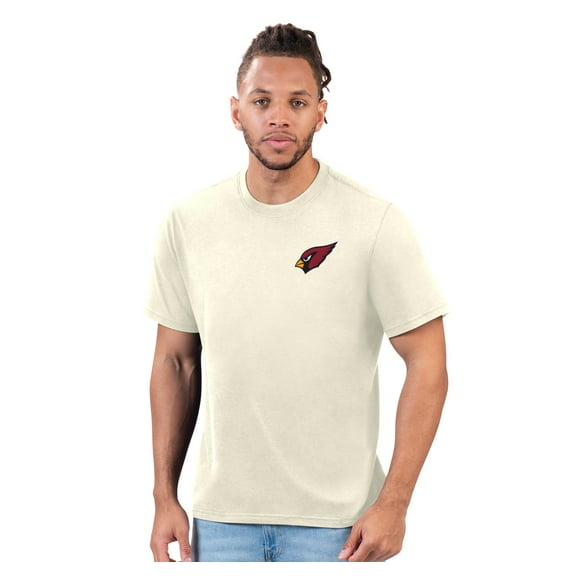 Men's Margaritaville Cream Arizona Cardinals Wastin' Away T-Shirt