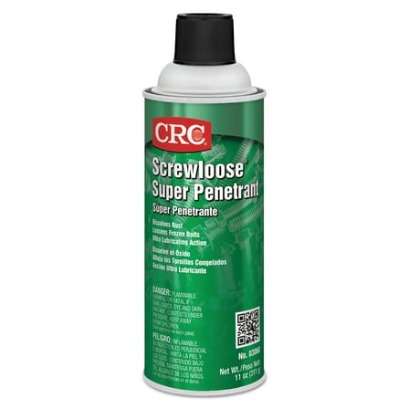 CRC 03060 Screwloose Penetrating Lubricant Aerosol Can, 16 oz - Clear