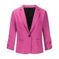 thumbnail image 6 of Women's Business Casual Blazer 3/4 Sleeve Unstructured Lightweight Office Jacket for Professional Wear, 6 of 7
