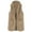 A01_Khaki, variant on Yghzkop Womens Reversible Fleece Vest Sleeveless Hooded Sherpa Jacket with Pockets Warm Plush Blanket Coat Winter thermal Outerwear Casual Lounge Wear Travel Poncho Pocketed Top