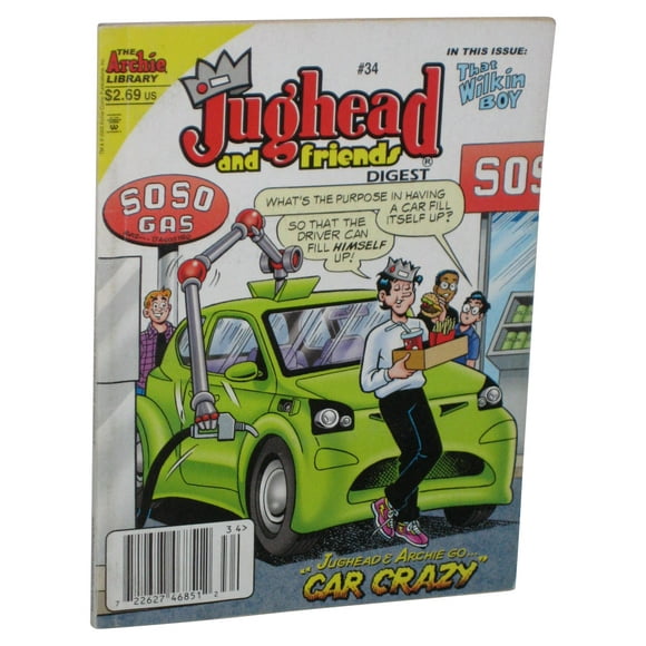 Archie Jughead and Friends Digest Library Magazine Comics Paperback Book Issue #34