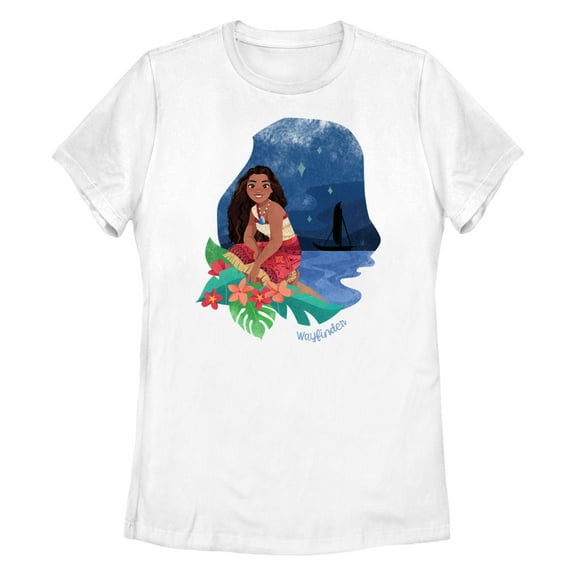 Women's Moana 2 Wayfinder Portrait  Graphic T-Shirt
