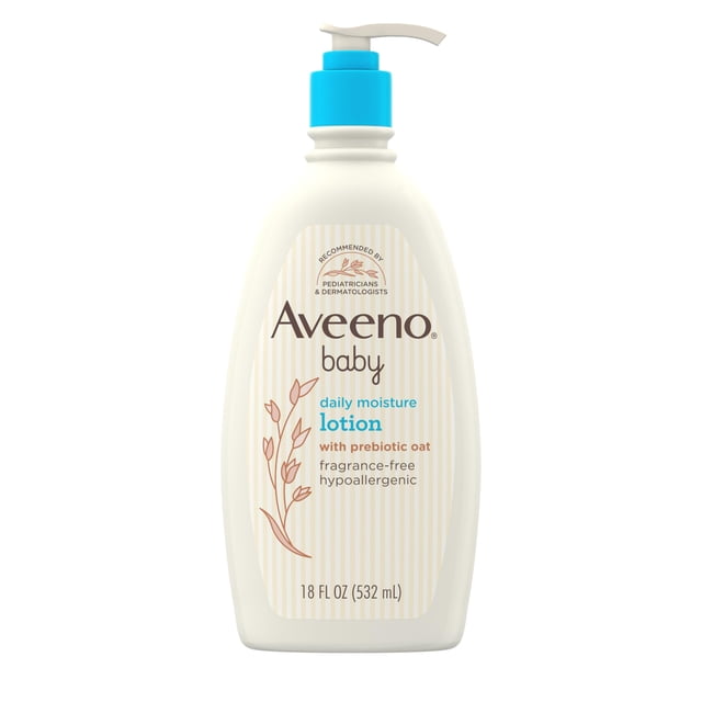 Loción corporal Aveeno Baby Daily Moisture para piel sensible, 532 ml