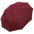 thumbnail image 2 of YLOHUIL UV Protection Travel Umbrella, Extra Large Compact Windproof Umbrella with Double Canopy, Foldable Rain Umbrella for Commute and Travel, 2 of 9