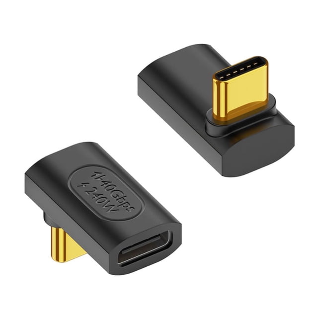 Adaptador de carga rápida de 240 W Convertidor de transferencia de datos 40 Gbps 8K HD Video Audio (E)