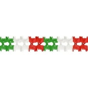 12 Pack Beistle Fiesta Packaged Pageant Garland - red - white - green