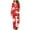 Multicolor, variant on Women's Winter Pajama Sets Long Sleeve Button Down Length Pants Sleepwear for Christmas Multicolor 2XL