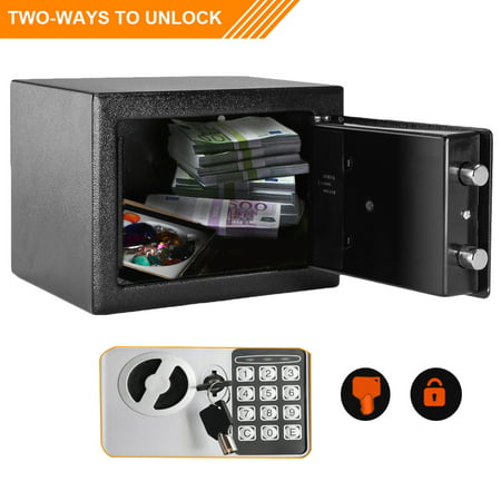 Zimtown Electronic Digital Safe Box Keypad Lock Security Home Office Cash Jewelry (Best Home Safes For Jewelry)