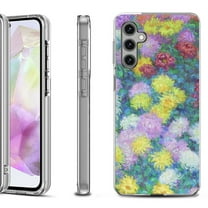 OneToughShield ® Shockproof Phone Case Compatible with Samsung Galaxy A35 5G - Chrysanthemums