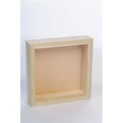 American Easel AECL1010-D 10 x 10 in. Deep Gesso Painting Panel - Clear