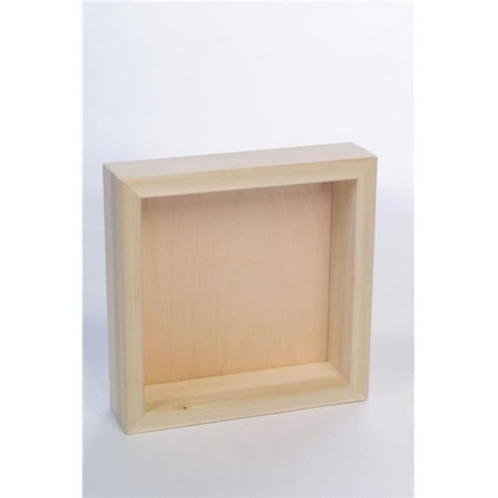 American Easel AECL1010-D 10 x 10 in. Deep Gesso Painting Panel - Clear