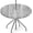 Beach Wooden Texture, variant on Round Outdoor Tablecloth with Umbrella Hole Zippered Fitted Tablecloth with Elastic Palm Leaves Table Cloth Cover for Picnic Party Patio Fits 44-48" Diameter Round Tables