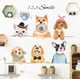 thumbnail image 1 of Cute Six Breeds of Puppies Wall Stickers, sacinora Dog Cartoon Animal DIY Wall Decals Removable Vinyl Peel and Stick for Living Room Children's Room B, 1 of 4
