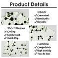thumbnail image 5 of Colored Grid Geometry Men's Shirts Short Sleeve Casual Shirts Button Down Shirt for Men Beach Summer Wedding Shirt, 5 of 6