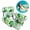 Light Green, variant on Inflatable Pool Floating Lounge Chair for Adults, Plant Pattern Blow Up Water Hammock Float for Swimming Pool Beach Summer Party Relaxation