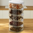 thumbnail image 4 of Premium ABS Kitchen Spice Organizer | White Stackable Condiment Container Set | Airtight Sealed Storage Jars for Seasoning & Herbs | Multi-Compartment Pantry Organization System, 4 of 6