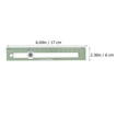 thumbnail image 2 of FELTECHELECTR multipurpose drawing ruler Compass Rulers Assorted Color Engineers 2pcs, 2 of 8
