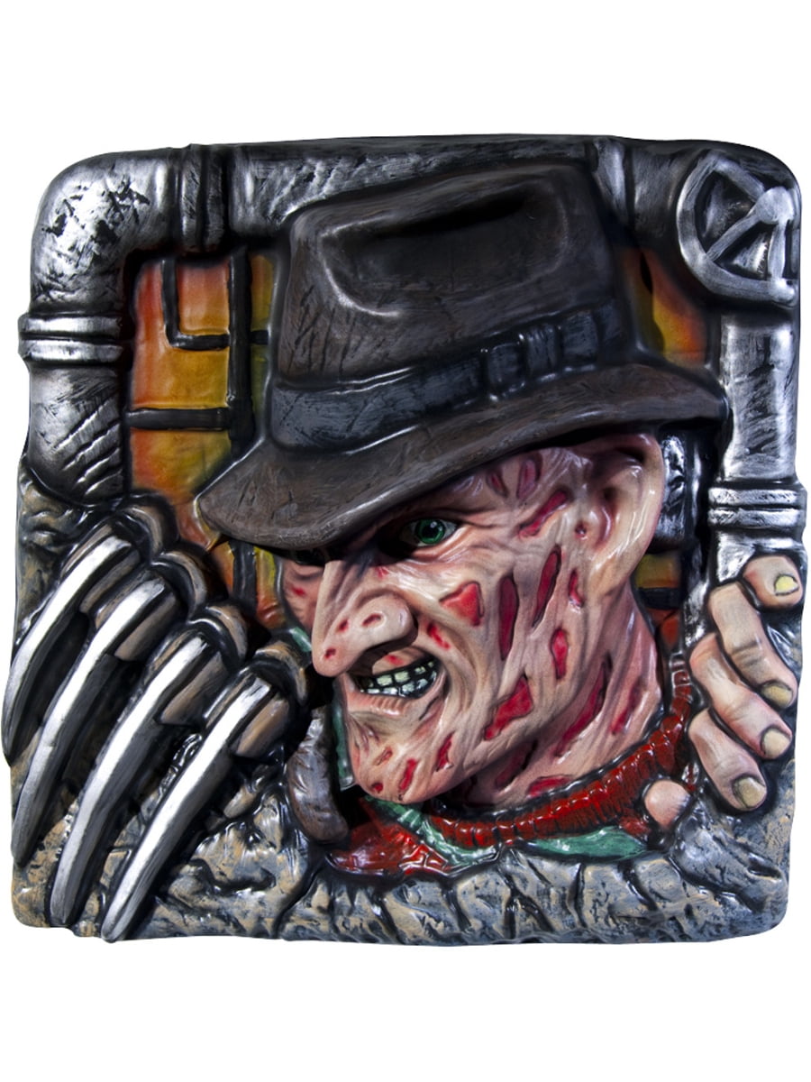 Battery Included Unique Homemade Wall Clock 8in Freddy Krueger 