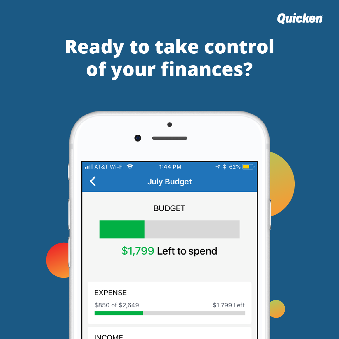 Quicken Starter Personal Finance Start taking control of your money