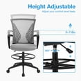 thumbnail image 3 of BestOffice Ergonomic Office Chair, Rolling Swivel, Lumbar Support for Men, Women(Grey), 3 of 7