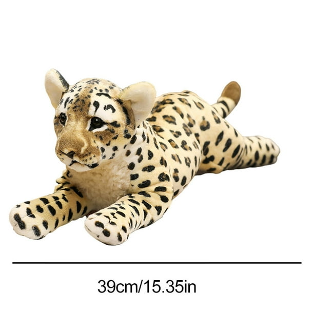 Juguetes de peluche de dibujos animados tigre leopardo relleno muñeca esponjosa regalos para niños adultos