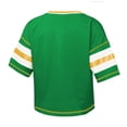thumbnail image 3 of Girls Youth Outerstuff Green Oregon Ducks Gridiron Jersey V-Neck T-Shirt, 3 of 3