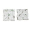 aden + anais Classic Muslin Swaddle Blanket 2 Pack (White, One Size)