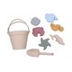 thumbnail image 5 of Juguetes de arena de silicona para niños, juguetes de playa portátiles, regalo divertido, juego de cubo de playa para actividades de verano, fiesta de cumpleaños Beige, 5 of 8