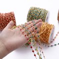 thumbnail image 2 of Visland Zircon Chain DIY Bracelet Necklace Making Rhinestone Jewelry Chain Shiny Copper Chain for Craft Supplies, 2 of 8