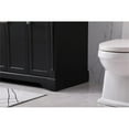 thumbnail image 5 of Elegant Decor Clarence 48" Solid Wood Metal Single Bathroom Vanity Set in Black, 5 of 8