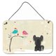 thumbnail image 1 of Caroline's Treasures Christmas Presents Friends Impresiones para colgar en la pared o puerta con cresta china negra BB2584DS812, 8 x 12 Caroline's Treasures BB2584DS812, 1 of 1