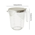 thumbnail image 2 of Multi-Functional Kitchen Measuring Cup and Filter with Large Capacity, Accurate Measurement, Easy Pouring, Microwave Safe for Baking, Cooking, and Food Preparation, 2 of 5